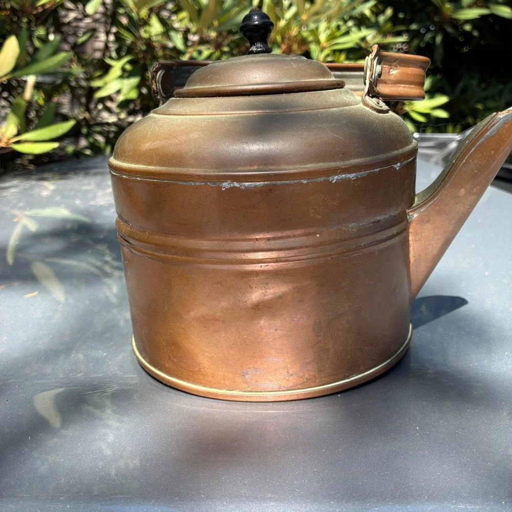 Copper Kettle Revere Ware Vintage READ cottage farmhouse decor retro country